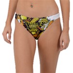 Cowboy Skeleton With Gun Illustration Band Bikini Bottoms