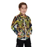 Cowboy Skeleton With Gun Illustration Kids  Windbreaker
