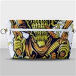 Cowboy Skeleton With Gun Illustration Handbag Organizer