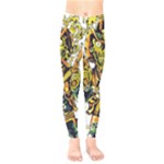 Cowboy Skeleton With Gun Illustration Kids  Leggings