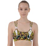 Cowboy Skeleton With Gun Illustration Line Them Up Sports Bra