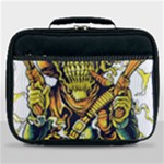 Cowboy Skeleton With Gun Illustration Lunch Bag