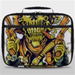Cowboy Skeleton With Gun Illustration Full Print Lunch Bag