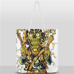 Full Print Rope Handle Tote (Large) 