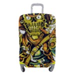 Cowboy Skeleton With Gun Illustration Luggage Cover (Small)