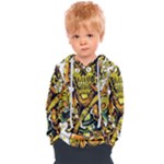 Cowboy Skeleton With Gun Illustration Kids  Overhead Hoodie