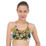 Cowboy Skeleton With Gun Illustration Basic Training Sports Bra