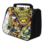 Cowboy Skeleton With Gun Illustration Full Print Travel Pouch (Small)