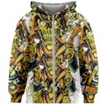 Cowboy Skeleton With Gun Illustration Kids  Zipper Hoodie Without Drawstring