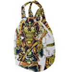 Cowboy Skeleton With Gun Illustration Travel Backpack