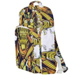 Cowboy Skeleton With Gun Illustration Double Compartment Backpack