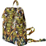 Cowboy Skeleton With Gun Illustration Buckle Everyday Backpack