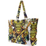Cowboy Skeleton With Gun Illustration Simple Shoulder Bag