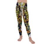 Cowboy Skeleton With Gun Illustration Kids  Lightweight Velour Leggings