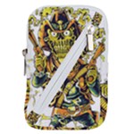 Cowboy Skeleton With Gun Illustration Belt Pouch Bag (Small)