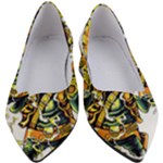 Cowboy Skeleton With Gun Illustration Women s Block Heels 