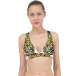 Cowboy Skeleton With Gun Illustration Classic Banded Bikini Top