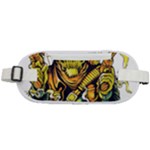 Cowboy Skeleton With Gun Illustration Rounded Waist Pouch
