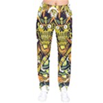 Cowboy Skeleton With Gun Illustration Women Velvet Drawstring Pants