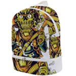 Cowboy Skeleton With Gun Illustration Zip Bottom Backpack