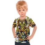 Cowboy Skeleton With Gun Illustration Kids  Sports T-Shirt
