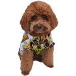 Cowboy Skeleton With Gun Illustration Dog T-Shirt