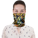 Cowboy Skeleton With Gun Illustration Face Covering Bandana (Adult)