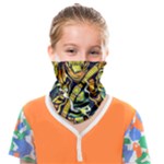 Cowboy Skeleton With Gun Illustration Face Covering Bandana (Kids)