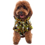 Cowboy Skeleton With Gun Illustration Dog Coat