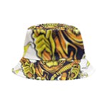 Cowboy Skeleton With Gun Illustration Inside Out Bucket Hat