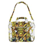 Cowboy Skeleton With Gun Illustration MacBook Pro 16  Shoulder Laptop Bag