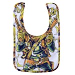 Cowboy Skeleton With Gun Illustration Baby Bib