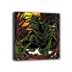 Grim Reaper Above Art  Monster Moon Letter Poster Mini Canvas 4  x 4  (Stretched)