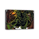 Grim Reaper Above Art  Monster Moon Letter Poster Mini Canvas 6  x 4  (Stretched)
