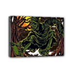 Grim Reaper Above Art  Monster Moon Letter Poster Mini Canvas 7  x 5  (Stretched)