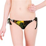 Grim Reaper Above Art  Monster Moon Letter Poster Bikini Bottoms