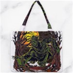 Grim Reaper Above Art  Monster Moon Letter Poster Mini Tote Bag