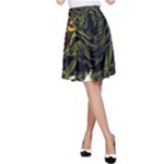 Grim Reaper Above Art  Monster Moon Letter Poster A-Line Skirt