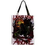 Grim Reaper Above Art  Monster Moon Letter Poster Zipper Classic Tote Bag