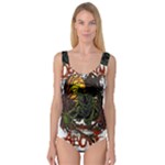 Grim Reaper Above Art  Monster Moon Letter Poster Princess Tank Leotard 