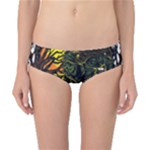 Grim Reaper Above Art  Monster Moon Letter Poster Classic Bikini Bottoms