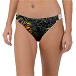 Grim Reaper Above Art  Monster Moon Letter Poster Band Bikini Bottoms