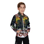 Grim Reaper Above Art  Monster Moon Letter Poster Kids  Windbreaker