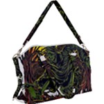 Grim Reaper Above Art  Monster Moon Letter Poster Canvas Crossbody Bag