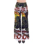 Grim Reaper Above Art  Monster Moon Letter Poster So Vintage Palazzo Pants