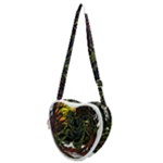 Grim Reaper Above Art  Monster Moon Letter Poster Heart Shoulder Bag