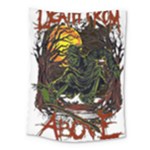 Grim Reaper Above Art  Monster Moon Letter Poster Medium Tapestry