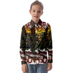 Grim Reaper Above Art  Monster Moon Letter Poster Kids  Long Sleeve Shirt