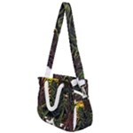 Grim Reaper Above Art  Monster Moon Letter Poster Rope Handles Shoulder Strap Bag