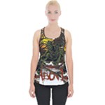 Grim Reaper Above Art  Monster Moon Letter Poster Piece Up Tank Top